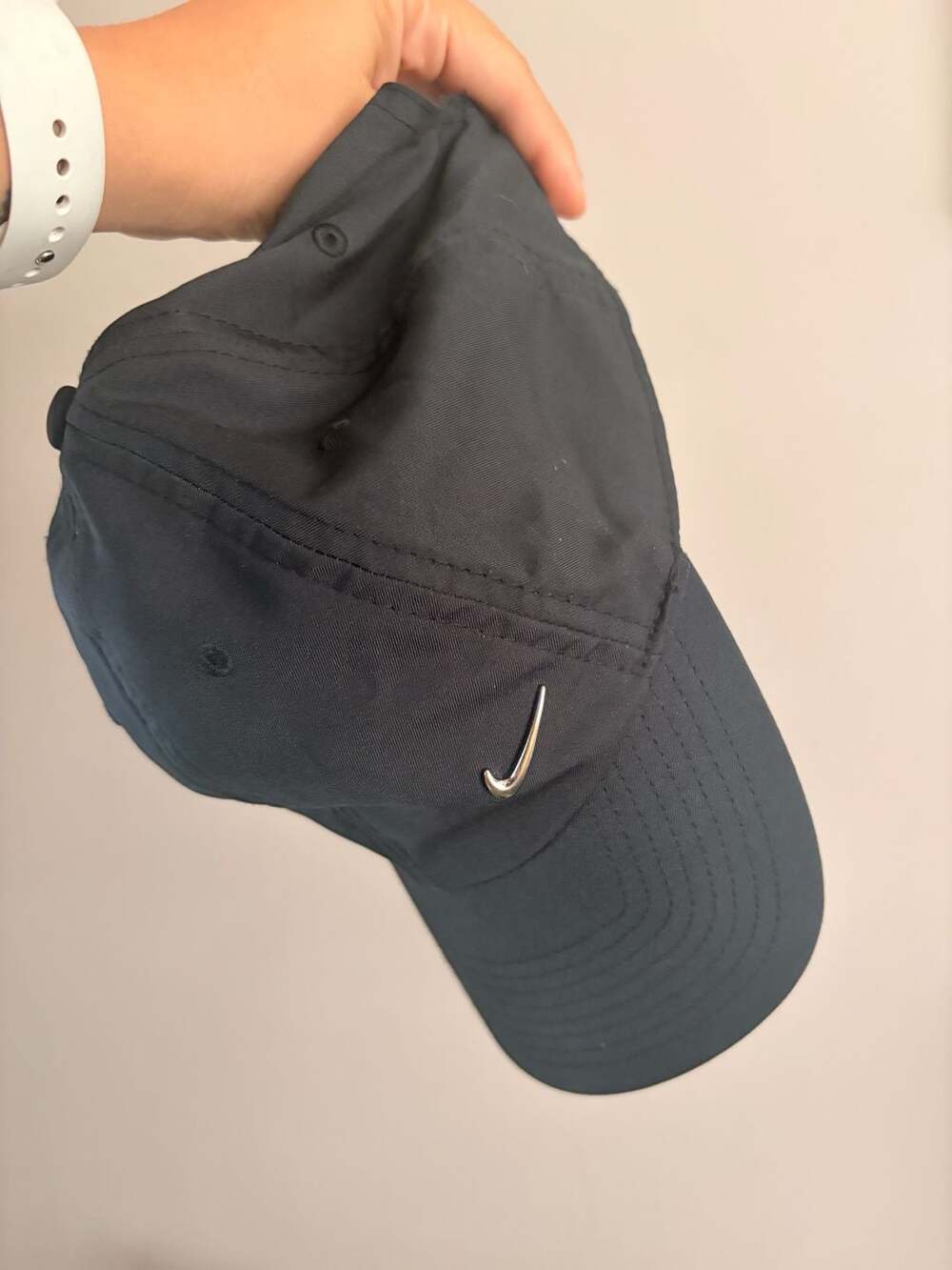 Nike Heritage86 Black Metal Swoosh Adjustable Hat